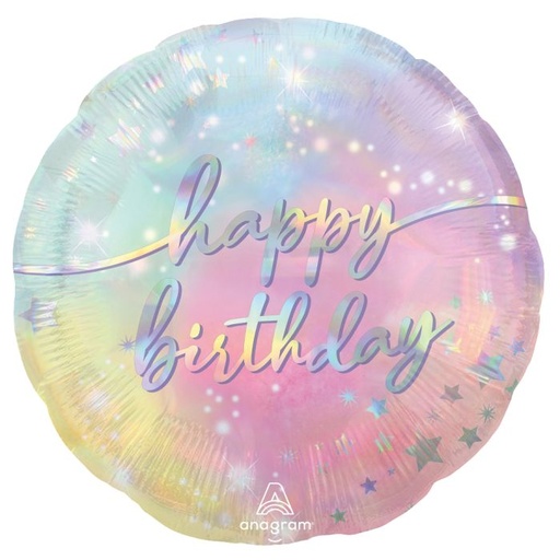 [4299601] 18" Pastels & Stars Birthday