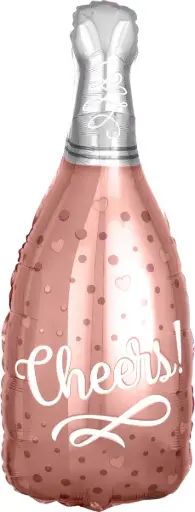 36" Cheers Rose Champagne Bottle 2 pcs
